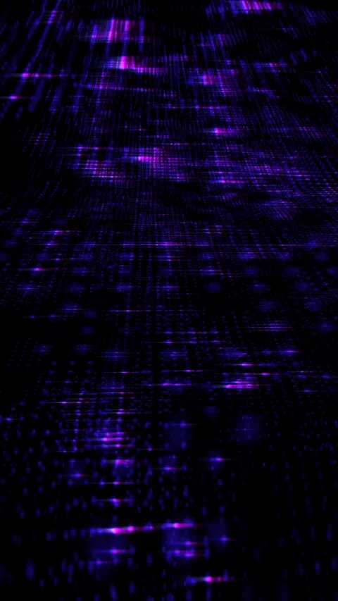 Dynamic abstract motion creates a captivating effect with purple patterns Stock Footage 313927767