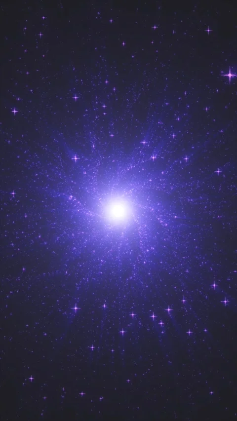 Dynamic abstract motion creates a vibrant cosmic atmosphere Stock Footage 314659142