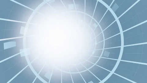 Dynamic abstract motion with light effect in a blue background Stock Footage 337386268