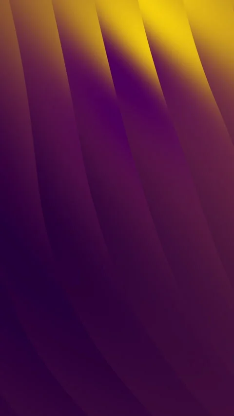 Dynamic abstract motion with vibrant purple and yellow flowing waves Stock Footage 317864813