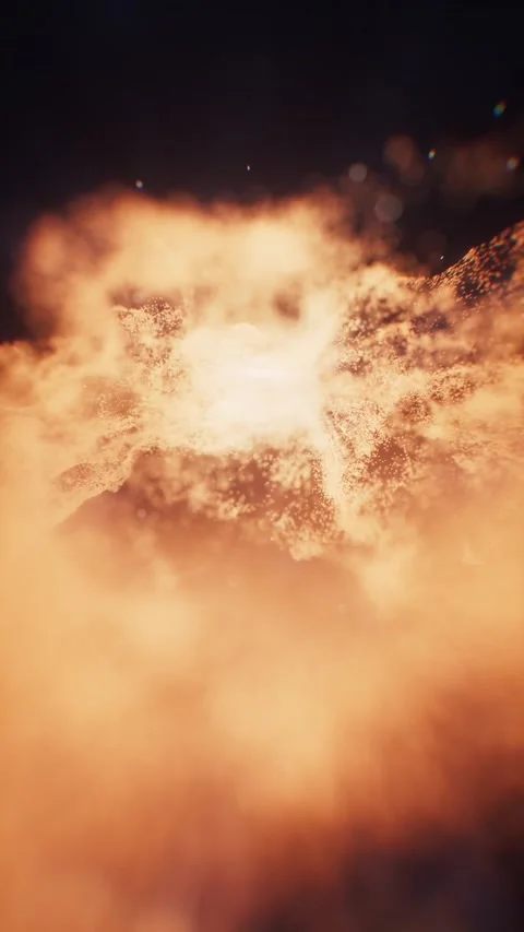 Dynamic abstract nebula rotation in deep space motion abstract background Stock Footage 328332564