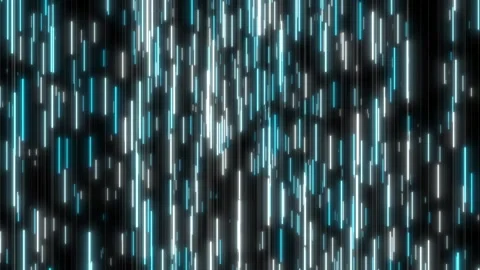 Dynamic abstract neon digital background of motion glowing lines Stock Footage 253514797