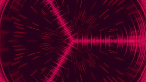 Dynamic abstract neon green equalizer waveform background for tech videos Stock Footage 336777420