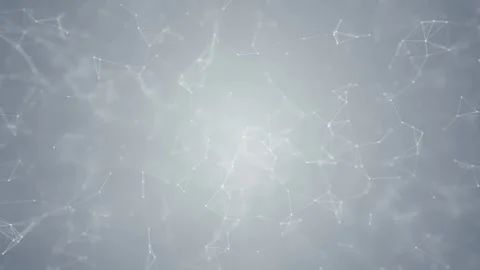 Dynamic Abstract Network of Points and Lines. High-Tech Digital Connectivity Bg Vídeo Stock 277069412