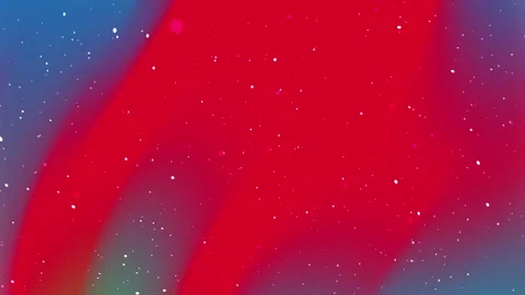 Dynamic abstract particle flow with vibrant red blue green gradient backdrop 스톡 동영상 335945594