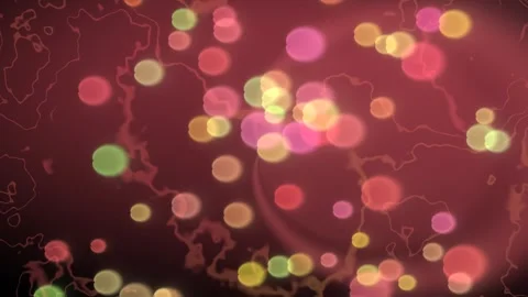 Dynamic abstract particles burst across a dark background Stock Footage 325367111