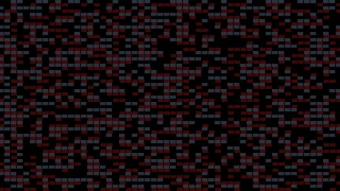 Dynamic abstract pattern in dark colors and rectangular Stock Footage 338404292