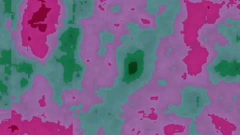 Dynamic abstract pattern with green and purple shapes Stock Footage 338126343