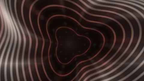 Dynamic abstract pattern with smooth lines and curves Stock Footage 340269488