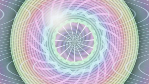 Dynamic abstract pattern with swirling colors and shapes Stock Footage 337927506