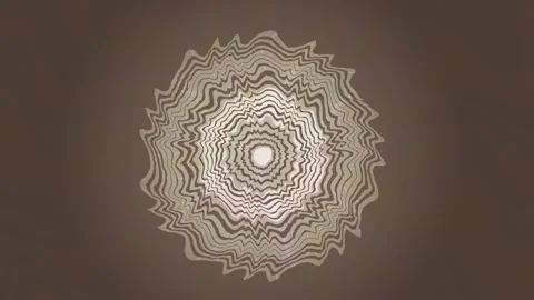 Dynamic abstract pattern with swirling lines and circular shape Stock Footage 337386788