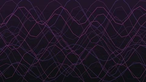 Dynamic abstract patterns with vibrant lines and shapes create a modern Stock Footage 326175693