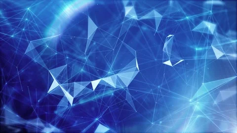 Dynamic Abstract Plexus Flow Connection, Science, and Technology Stock Footage 316420556