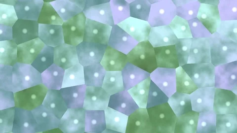 Dynamic abstract polygon pattern in vibrant green, purple, and blue hues Stock Footage 325769772