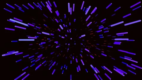 Dynamic abstract radial burst lines explosion effect on dark background Stock Footage 341059732