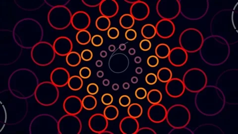 Dynamic abstract radial circle pattern background animation for modern crea.. 動画素材 342094517