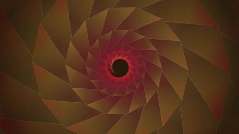 Dynamic abstract radial red vortex pattern seamless geometric background Stock Footage 344516927