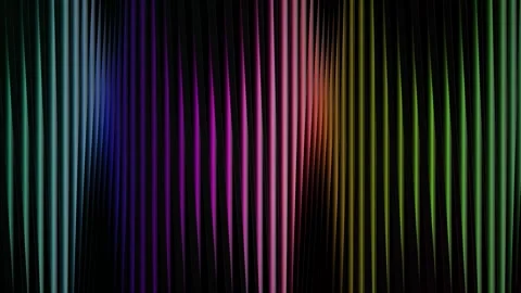 Dynamic Abstract Rainbow Light Waves Motion Background Stock Footage 340410856