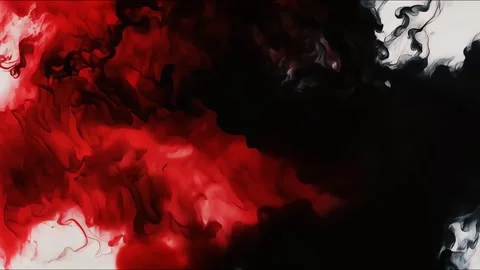 Dynamic Abstract Red, Black, and White Flowing Color Background Stock Footage 285662850