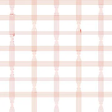 Dynamic Abstract Red Geometric Pattern with Bold Intersecting Lines Stock Illustration