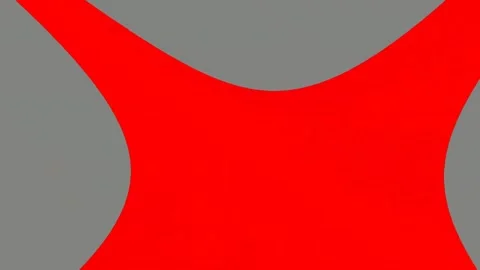 Dynamic abstract red swoosh lines on minimalist gray background template Stock Footage 341055730
