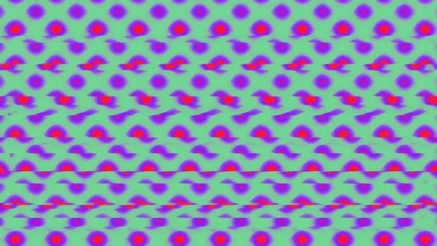 Dynamic abstract retro polka dot seamless pattern background texture design Stock Footage 342205479