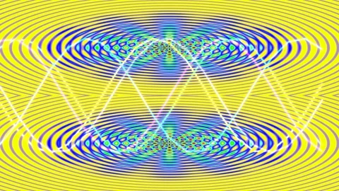 Dynamic abstract ripple background showing technological waves in vibrant p.. Stock Footage 336533299
