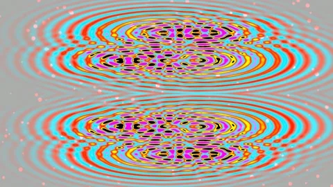 Dynamic abstract ripple effect background with flowing concentric circles a.. Stock Footage 335462730