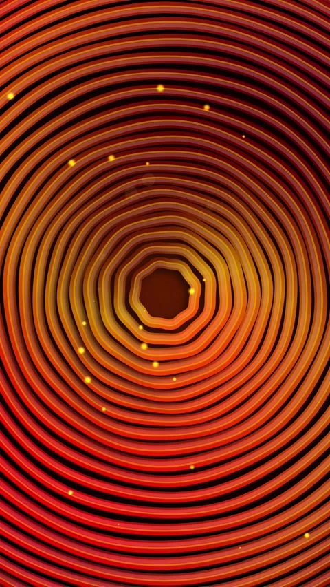 Dynamic abstract ripple pattern with glowing concentric circles for modern .. Stock Footage 345494300