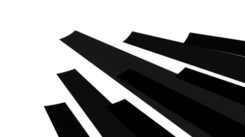 Dynamic Abstract Shadows and Stripes in Motion Video stock 294135447