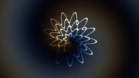 Dynamic abstract shapes create an eye-catching visual Stock Footage 338230615
