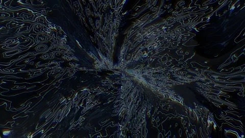 Dynamic abstract shapes on dark background create visual Stock Footage 339959253