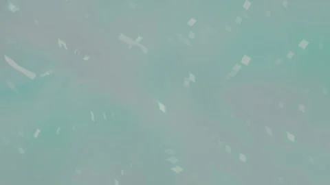 Dynamic abstract shapes flow in cool, calming light blue and white tones Stock Footage 325773351