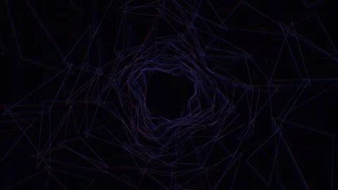 Dynamic abstract shapes in motion create a captivating Stock Footage 340182171