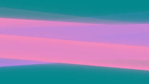 Dynamic abstract shapes in pink, purple, and teal create a vibrant, minimalist Stock Footage 325539343