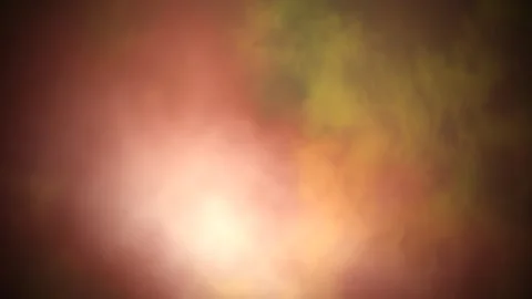 Dynamic abstract smoke visuals in shifting red, yellow, and green hues Stock Footage 325366203