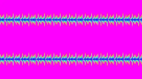 Dynamic abstract sound wave spectrum equalizer background animation loop Stock Footage 335529892