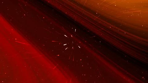 Dynamic Abstract Space Background with Fiery Dark Red and Orange Hues Stock Illustration
