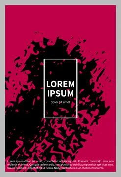 Dynamic abstract stylish geometric background. Element for design, modern style Stock Illustration