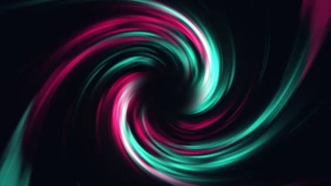 Dynamic abstract swirl of pink and cyan light creates a hypnotic vortex vj loop Stock-Footage 333457622