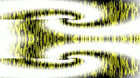 Dynamic abstract tech background with flowing neon data stream and vibrant .. Stock Footage 333110663
