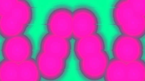 Dynamic abstract technology background with glowing blue and lime green geo.. Stock Footage 339785213