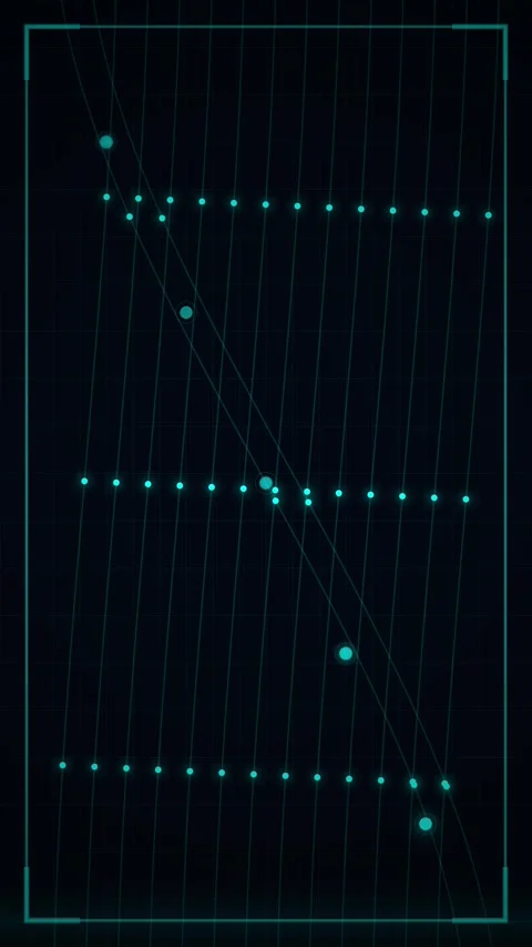 Dynamic abstract technology background showing glowing blue data networking.. Stock Footage 344934834