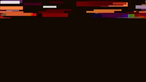 Dynamic abstract technology data visualization on a futuristic dark screen .. Stock Footage 342205491
