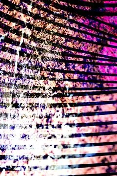 Dynamic abstract texture composed of vertical black stripes overlaying layers Stock Photos