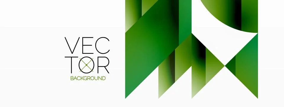 Dynamic abstract vector background. Harmonious fusion of circles, squares, and Stock Illustration