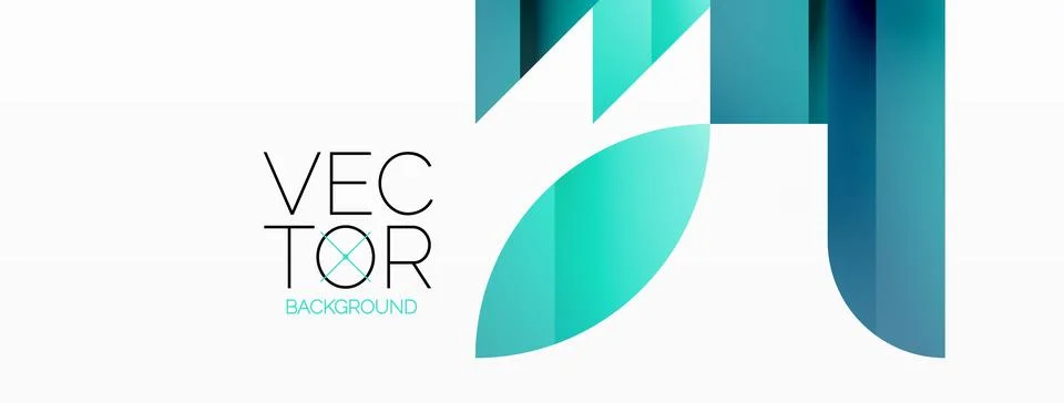 Dynamic abstract vector background. Harmonious fusion of circles, squares, and 스톡 일러스트