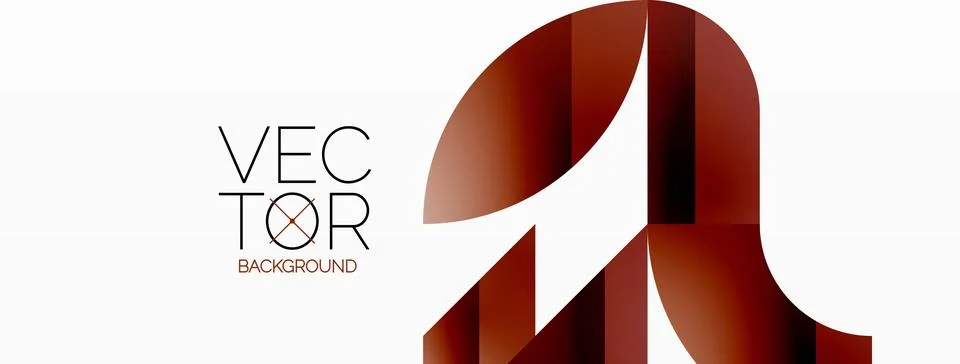 Dynamic abstract vector background. Harmonious fusion of circles, squares, and Illustrazione stock