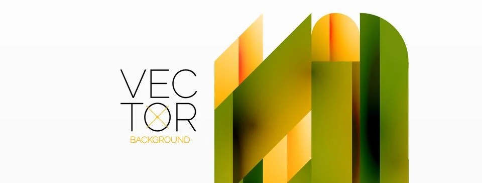 Dynamic abstract vector background. Harmonious fusion of circles, squares, and 스톡 일러스트