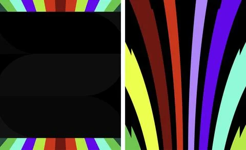 Dynamic abstract vector background with vibrant colorful stripes, ideal for.. Stock Illustration